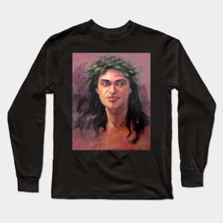 Portrait of Ricki with laurel wreath Long Sleeve T-Shirt